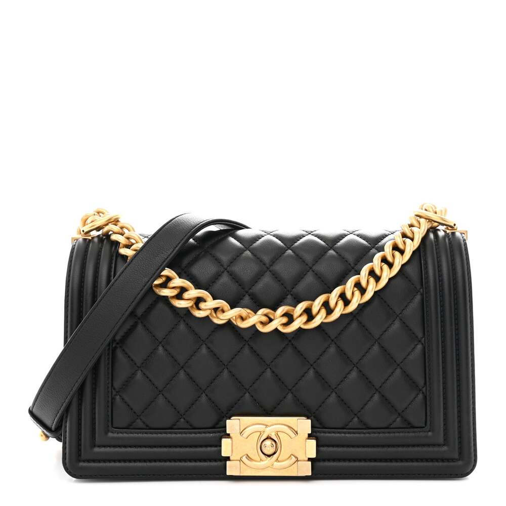 Chanel Lambskin Quilted Medium Boy Flap #343631C56B